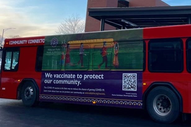 Wabanaki Artwork for a Public Health Campaign