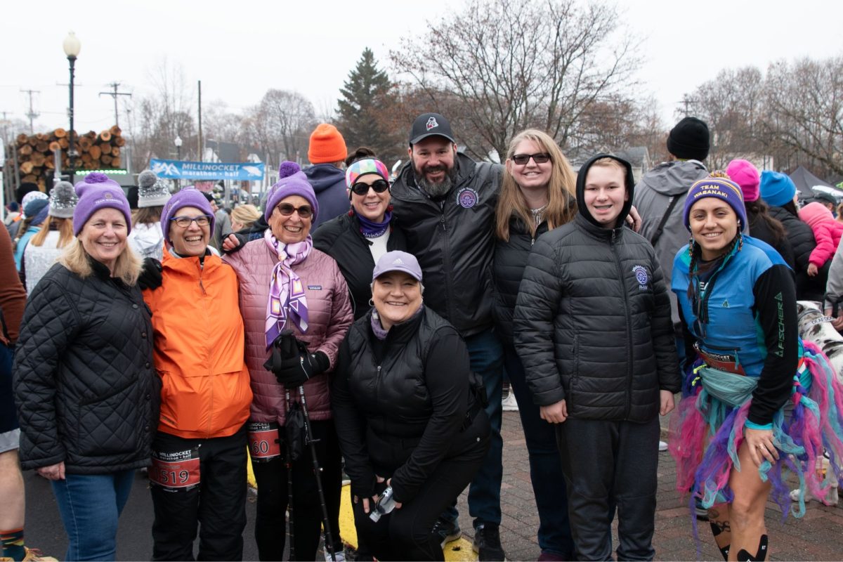 Team Wabanaki at the Millinocket Marathon 2023